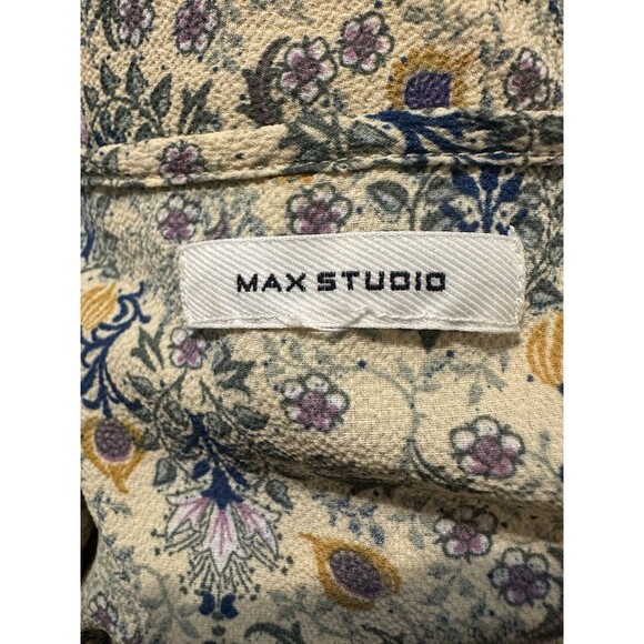 Max Studio Floral Wrap Dress Size XS Boho Coachella Festival Summer Wedding - Picture 4 of 4